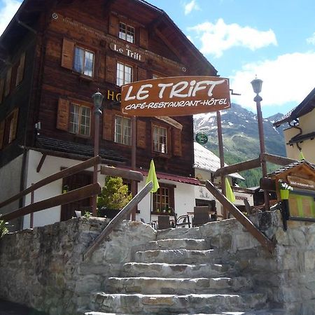 Hotel - Petit-Dejeuner Le Trift Zinal Exterior foto