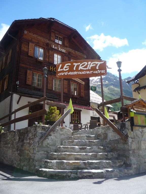 Hotel - Petit-Dejeuner Le Trift Zinal Exterior foto
